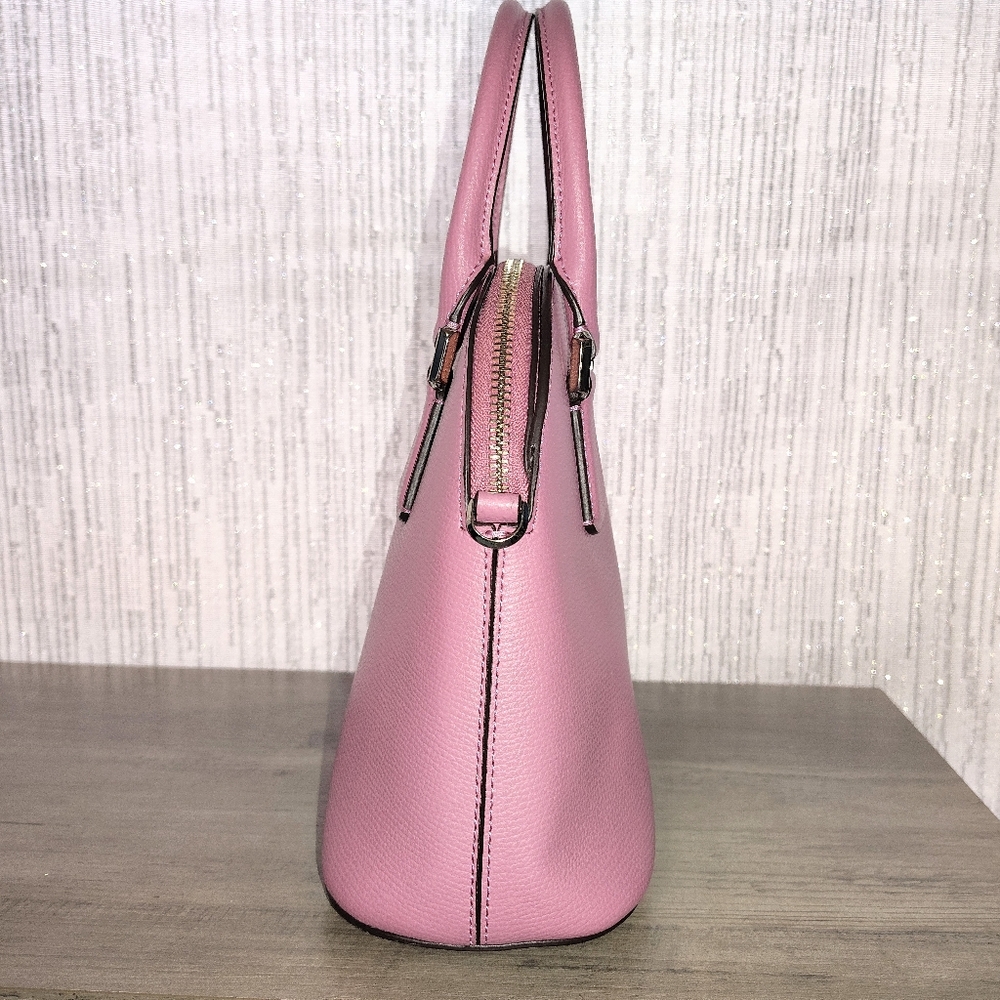 Kate Spade Pink Medium Dome Satchel & Crossbody Strap + Dust Bag - Picture 6 of 12